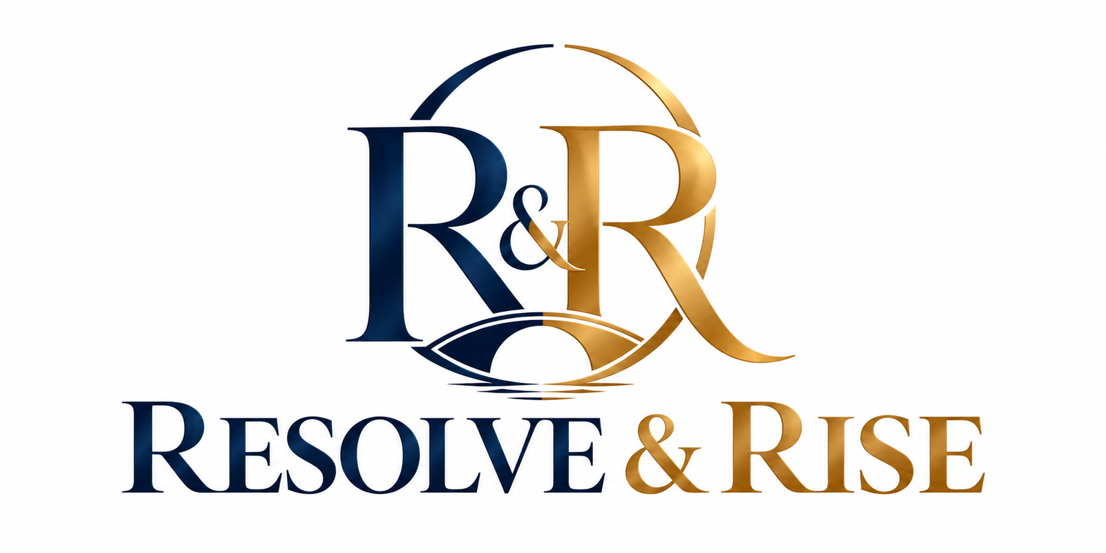Resolve & Rise Monogram Logo